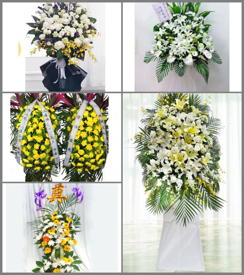 福建福州长乐市潭头镇岱灵村白事花篮预定